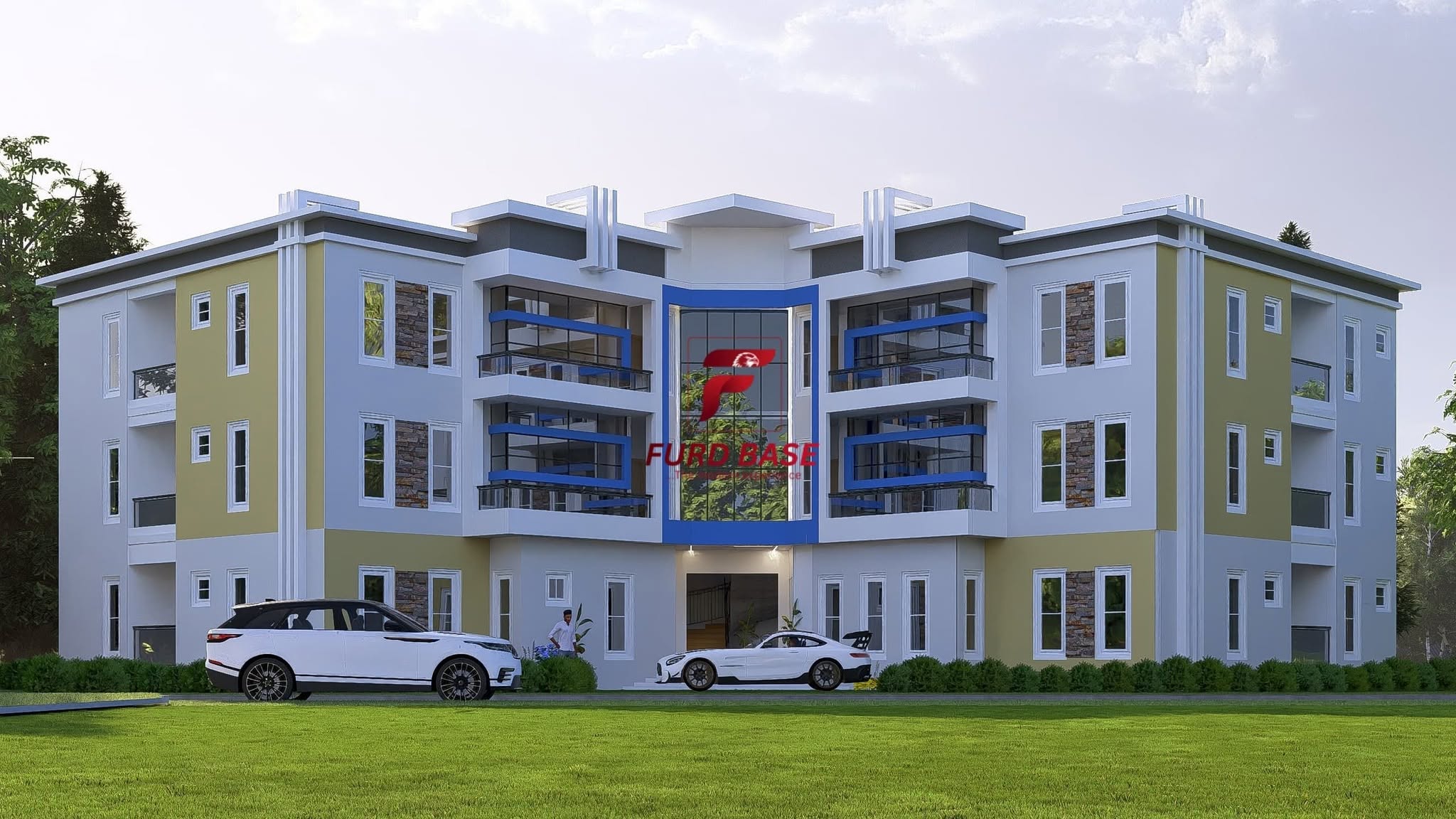 A mixed development of six 3-bedroom and three 2-bedroom apartments — view 1